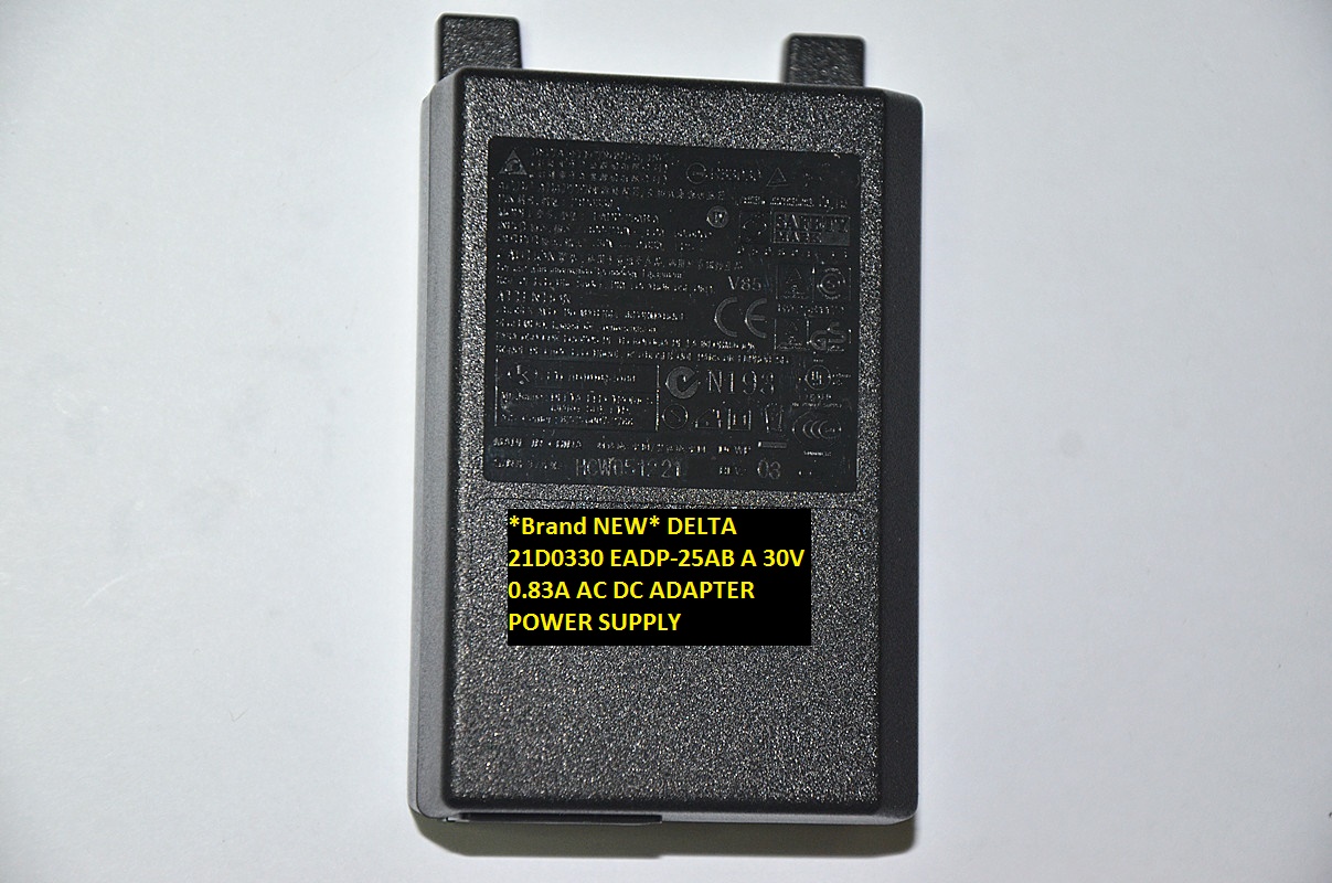 *Brand NEW* 30V 0.83A DELTA EADP-25AB A 21D0330 AC DC ADAPTER POWER SUPPLY